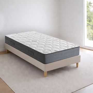 MATERASSO MOD. LUX MEMORY 1 PIAZZA E 1/2 120X190CM IN MEMORY FOAM ED ELIOCELL