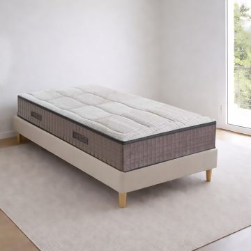 MATERASSO MOD. SINFONIA 1 PIAZZA E 1/2 120X190CM A MOLLE INDIPENDENTI E MEMORY
