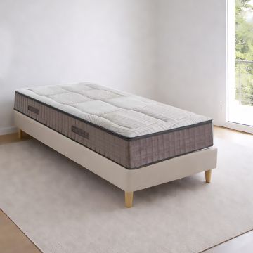 MATERASSO MOD. SINFONIA SINGOLO 80X190CM A MOLLE INDIPENDENTI E MEMORY
