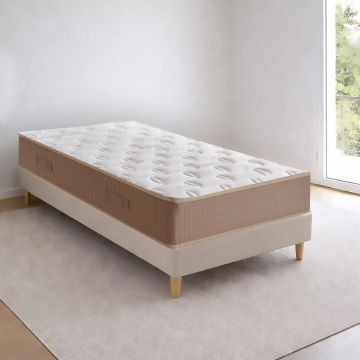 MATERASSO MOD. MEMORY EASY 1 PIAZZA E 1/2 120X190CM A MOLLE INDIPENDENTI E MEMORY