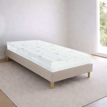 MATERASSO MOD. MEMORY GEL 1 PIAZZA E 1/2 120X190CM IN POLIURETANO ESPANSO E MEMORY