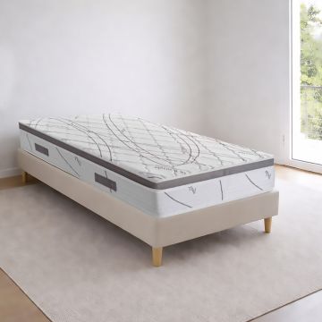MATERASSO MOD. PILLOW TOP ELODY 1 PIAZZA E 1/2 120X190CM A MOLLE TRADIZIONALI E MEMORY
