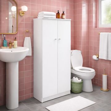 MOBILE MOD. MULTIUSO CM 62X34 H. 147 BIANCO OPACO 