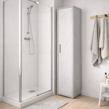 MOBILE 1 ANTA MOD. DOUBLE CM 38X41 H. 199 OSSIDO BIANCO 