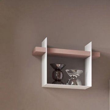 MENSOLA MOD. GALLERY CM 53.2 ROSA E BIANCA