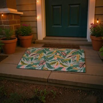 ZERBINO JUNGLE IN PVC E FIBRA DI COCCO 45X75CM