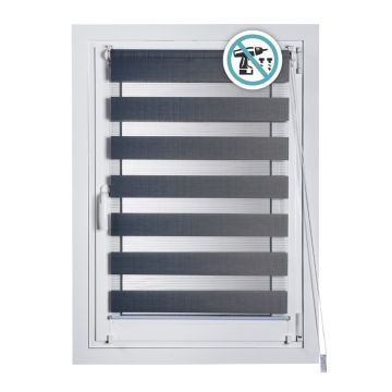 LINEA CLIP&FIX - TENDA NOTTE E GIORNO ARGENTO 60X180CM
