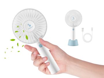 MINI VENTILATORE RICARICABILE CON CAVO USB