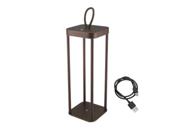 LAMPADA RICARICABILE LANTERNA CORTEN