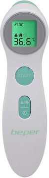 TERMOMETRO MULTIFUNZIONE AD INFRAROSSI 4.1X4.4X15.3CM BIANCO/VERDE 