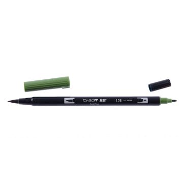 TOMBOW ABT - PENNARELLO DUAL BRUSH DARK OLIVE