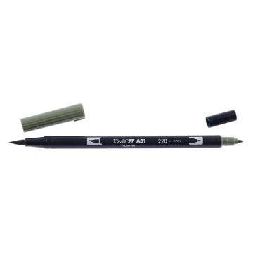 TOMBOW ABT - PENNARELLO DUAL BRUSH GREY GREEN