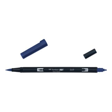 TOMBOW ABT - PENNARELLO DUAL BRUSH JET BLUE