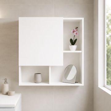PENSILE MOD. LINEA AURA CM 71X22 H. 71 BIANCO LUCIDO