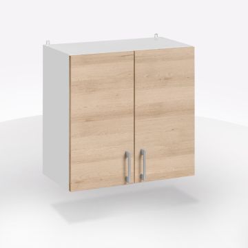 PENSILE ECO CM 60X32 H.60 BIANCO E ROVERE ARTISAN PENSILE ECO CM 60X32 H.60 BIANCO E ROVERE ARTISAN
