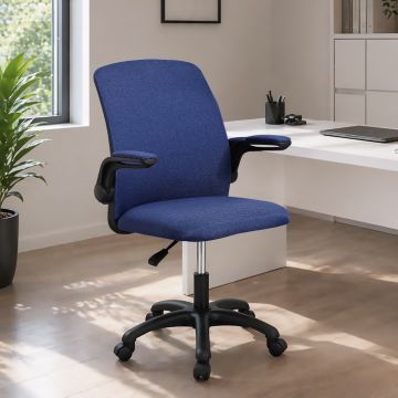 POLTRONA MOD. MOMA IN TESSUTO BLU