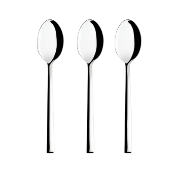 SET 3 CUCCHIAI DA TAVOLA DINAMICA IN ACCIAIO INOX