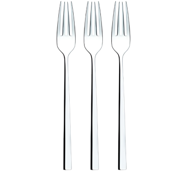 SET 3 FORCHETTE DA TAVOLA NIAGARA IN ACCIAIO INOX