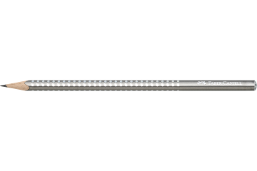 FABER CASTELL - MATITA SPARKLE B ARGENTO PERLATO