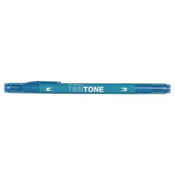 TOMBOW - PENNARELLO MARKER TWIN TONE BLU TURCHESE