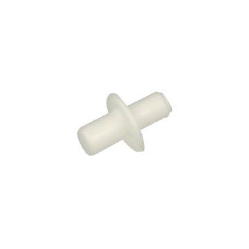 SET 16 REGGIPIANI CON FLANGIA IN NYLON BIANCO DIAM. 5-6MM  