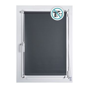 LINEA CLIP&FIX - TENDA A RULLO OSCURANTE GRIGIO GRAFITE 60X180CM