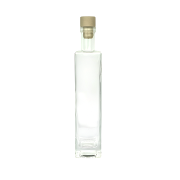 BOTTIGLIA CON TAPPO IN SUGHERO 350ML IN VETRO TRASPARENTE