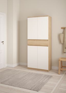 SCARPIERA MOD. NAIA CM 80,4X40 H. 191,7 HICKORY JACKSON E BIANCO OPACO