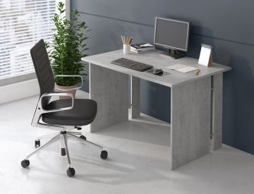 SCRIVANIA MOD. OMEGA II CM 120X78.2 H. 75 CEMENTO