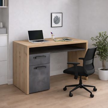 SCRIVANIA MOD. LA FABBRICA CM 110X60.5 H. 76.7 ROVERE ARTISAN E TADAO