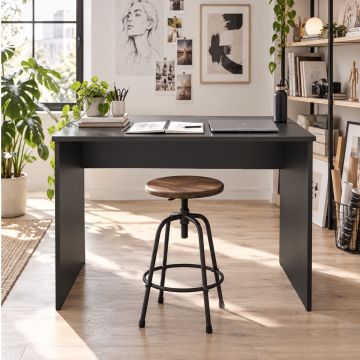 SCRIVANIA MOD. KATERINA CM 117X59 H. 76 ANTRACITE