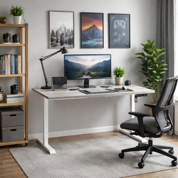 SCRIVANIA ELETTRICA REGOLABILE IN ALTEZZA MOD. ENERGIA CM 150X69 H.72 