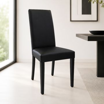 SEDIA MOD. DENVER IN PU NERO  