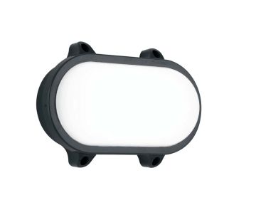 PLAFONIERA A LED SHELLY NERO 21.5X7 H. 14.5CM - 15W 3000/4000K 1900lm