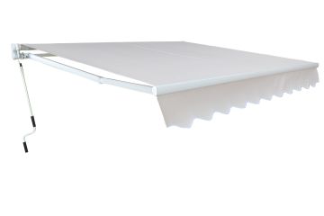 TENDA DA SOLE ESTENSIBILE 4X2.5MT IN POLIESTERE BEIGE