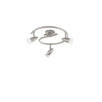 SPOT A LED SUNNY NIKEL 42.87X16CM - 3XGU10 MAX 35W 2700K 400lm