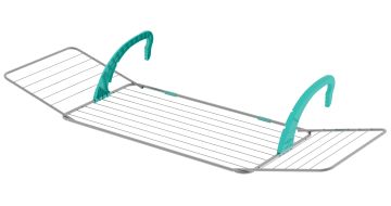 STENDIBIANCHERIA BALCONY 18 IN ACCIAIO VERNICIATO 181X25X55CM 18MT