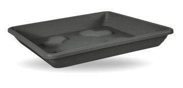 SOTTOVASO QUADRATO ANTRACITE 42X42CM