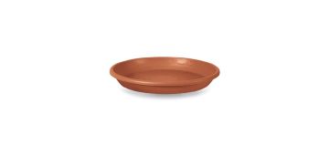 SOTTOVASO CILINDRO DIAM. 47 IN PLASTICA COLOR TERRACOTTA