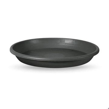 SOTTOVASO CILINDRO IN PLASTICA DIAM. 22 ANTRACITE SOTTOVASO CILINDRO IN PLASTICA DIAM. 22 ANTRACITE
