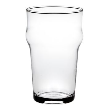 BICCHIERE DA BIRRA IN VETRO TRASPARENTE LINEA NONIK 590CC