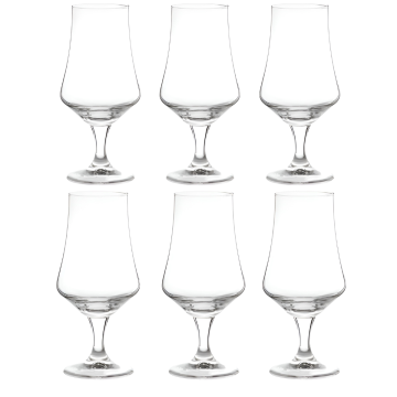 SET 6 BICCHIERI DA BIRRA IN VETRO TRASPARENTE LINEA ATLANTA 37CL