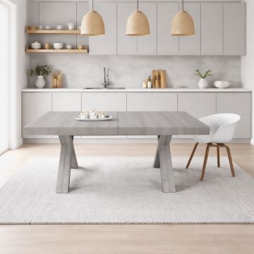 TAVOLO ALLUNGABILE CM 180X100 BETON