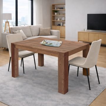 TAVOLO ALLUNGABILE CM 140X90 LEGNO DI ABETE NATURALE