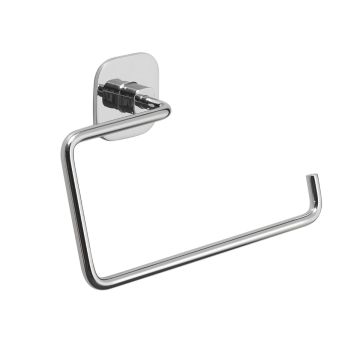 LINEA TEIDE - PORTA ASCIUGAMANO AD ANELLO IN ACCIAIO INOX E CROMALL CROMATO 