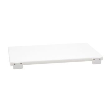TAGLIERE IN POLIETILENE CON FERMI 40X30CM BIANCO 