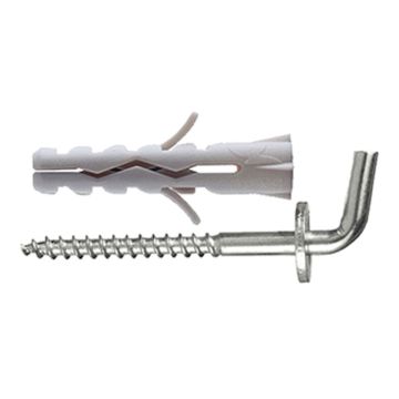 SET 12 TASSELLI IN NYLON SENZA COLLARINO CON GANCIO CORTO A VITE