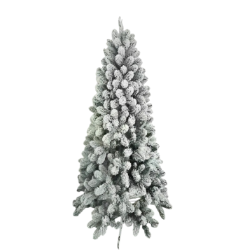 ALBERO DI NATALE INNEVATO H 210CM