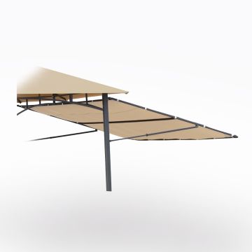 ESTENSIONE PER GAZEBO MOD. LUX 254X190CM BEIGE