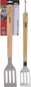 SPATOLA PER BBQ IN INOX/LEGNO 46CM
